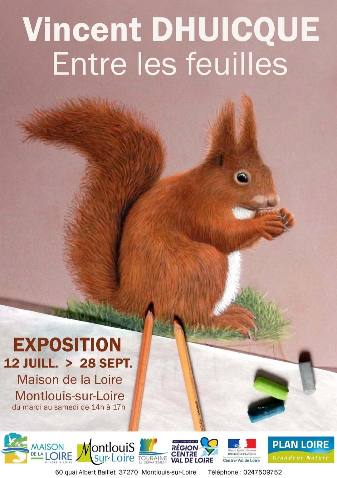 Exposition : Entre les feuilles de Vincent Dhuicque